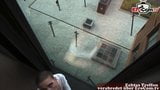 German amateur teen with short hair cheating in hotel, pov snapshot 15