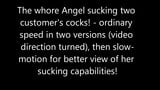 Whore Angel suck two customers! snapshot 1