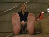 blond sexy long sweaty toes  snapshot 12