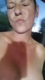 Public outdoor masturbation display of affection from a horny milf snapshot 14