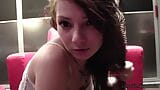 Emo Emily masturbating in solo scene snapshot 2