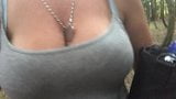 Great tits bouncing while walking in the woods part 1 snapshot 3