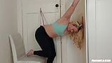 Hanging wedgie off a door snapshot 5