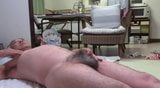 Japanese old man masturbation erect penis snapshot 2