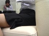 Japanese guy enjoying his girlfriends farts snapshot 2