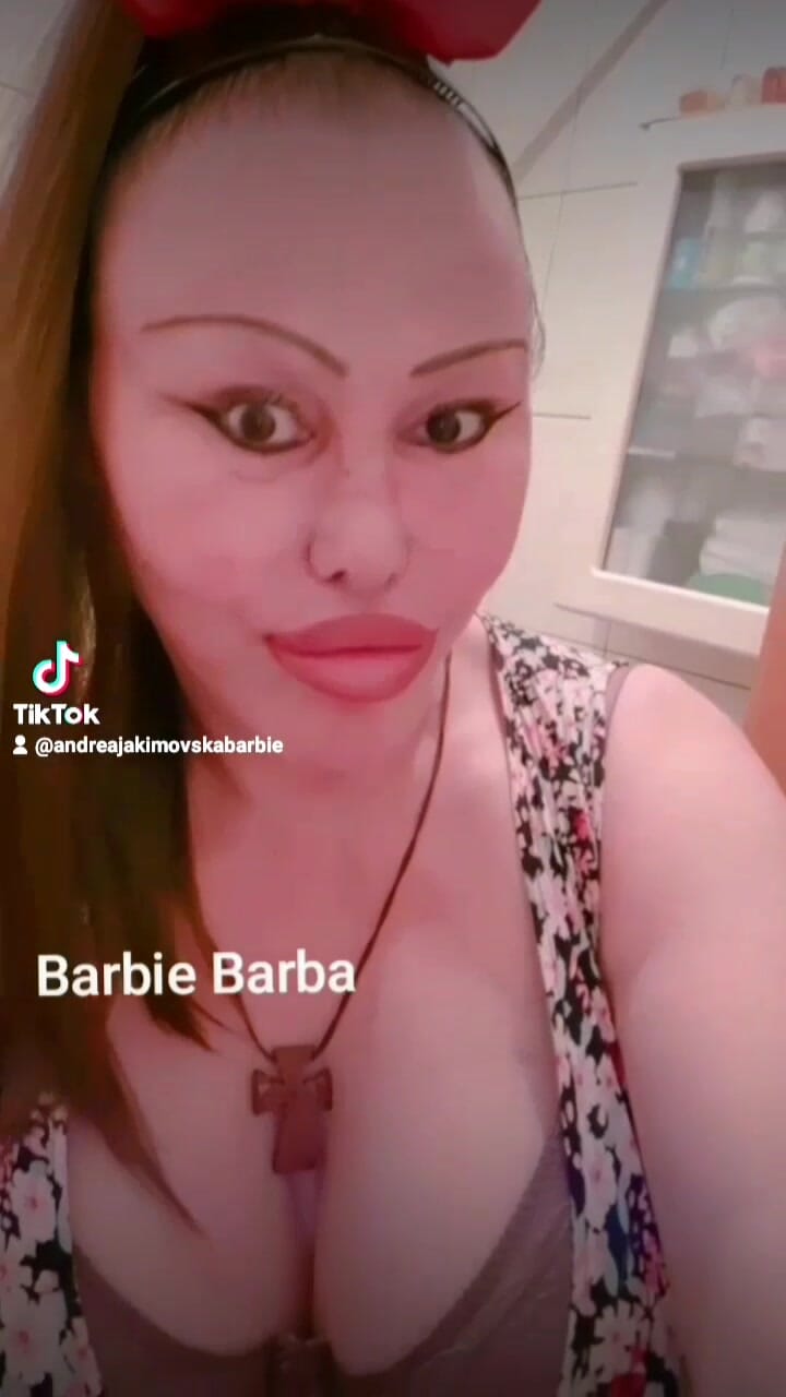 Transsica Natalija Barbie Bearded Skopje Macedonia snapshot 1