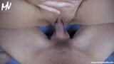 Marval - video -oogpunt laat zien hoe ik klaarkom op de buik van een zwanger rondborstig meisje snapshot 11