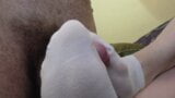 Hot Footjob in White Socks snapshot 13