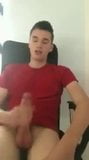 cute twink jerking off his XL dick for cam (1'14'') snapshot 7