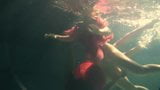 Lilia Mihalkova and Natalia Kupalka underwater lesbians snapshot 10