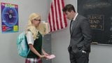 Hot blonde fucked and facialized by her teacher snapshot 2