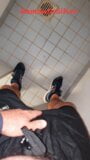 Master Ramon pisses in his sexy black satin shorts in the shower, very horny snapshot 1