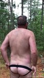 Showing my naked ass in the woods snapshot 6