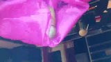 handjob with pink dress satin lining snapshot 2