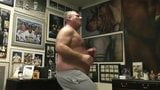 Stu naked working out. No quit in this fat boy. snapshot 3