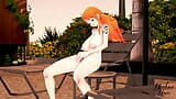 Nami from One Piece rides her dildo snapshot 2