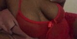 Big tits teen in sexy red lingerie snapshot 4