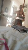 Topless ironing snapshot 4