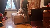 Anastasia Mistress strap on Sasha Earth destroy him ass big toy snapshot 4