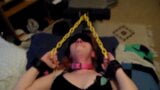 milf cums during bondage pussy play and ass licking snapshot 6