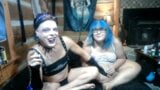 Athena & Cyanide Web Cam Capture Stream 8.06.21 Hot TransLez snapshot 2