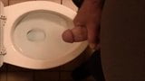 Soft Penis...Great Orgasm in the Restroom at Work snapshot 4