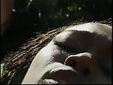 Wanita hitam mewah menikmati matahari dan batang dalam lubang basahnya snapshot 9