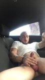 Str8 guy masturbation on the car snapshot 9