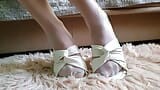 Sandalias de pies de nylon snapshot 2