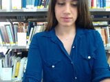 Israeli tenn plays in the library snapshot 3