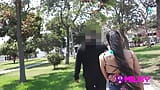 不貞なペルーのチボラは公園で彼女の恋人と口論し、私に彼女のwhatsappを見せて、私は彼女の猫を破裂させてしまいます。 snapshot 2