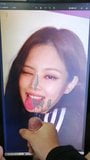 Blackpink Jennie cum tributo cum na língua snapshot 10