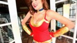 Tessa Fowler, Wonder Woman 3, AI Upscale snapshot 2