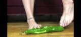 Toenails scratching cucumber snapshot 6