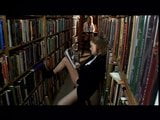 hot college girls in the library snapshot 4