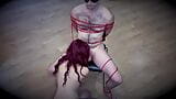 Guy tied up and used Female domination snapshot 3