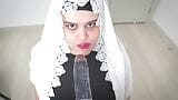 Real Arab StepMom In Hijab Squirting Wet Pussy Dildo. snapshot 1