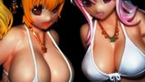 Super Sonico and super Pochaco figures bukkake by FL 75 snapshot 2