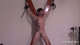 Tattooed sub tied up and tortured by smoking Dom snapshot 1