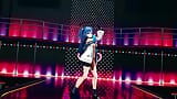 Yuka Queencard - SengokuMMD - Blue Hair Color Edit Smixix snapshot 6