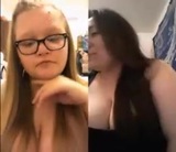 NN 2 big boobed girls on liveme snapshot 8