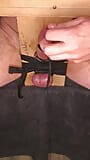 Double Handsfree Ballbusted Cum, Balls Fastened to Board snapshot 8