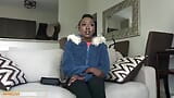 Tengere zwarte newbie zou alles doen voor een baan - Africancasting snapshot 6