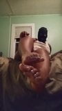 Ebony feet tease and soles snapshot 8