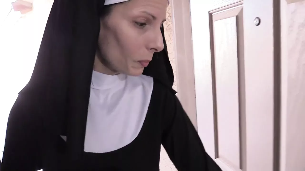 Free watch & Download Wife Crazy nun fuck in stocking