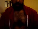 Hot Hairy Bearded French Man in Hoodie Cums on Cam snapshot 13