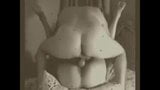 Old school en levrette missionnaire anal creampie antique vintage snapshot 1