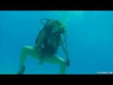 Amber Lynn Bach Open Sea Scuba Masturbation snapshot 2