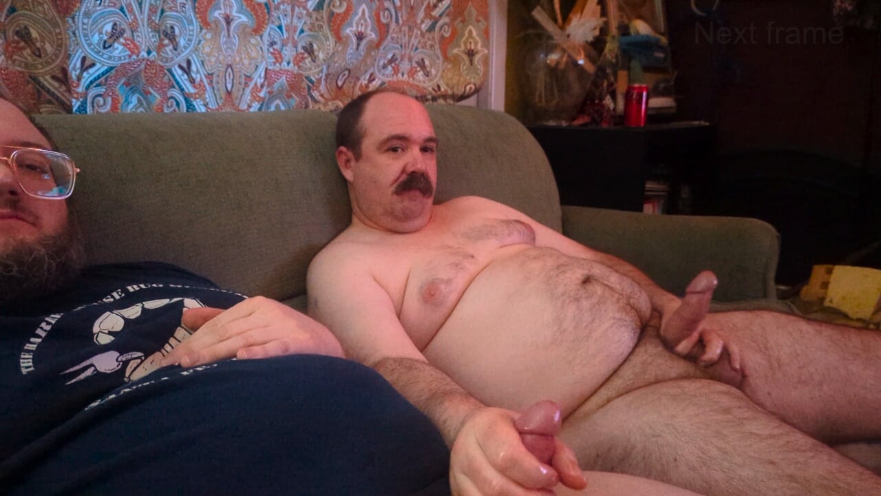 "Pulled Pork" - Mister Moustache Don K Dick jerking hot bear Rusty Piper who shoots cum - cornfedMTdads