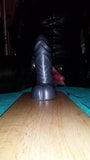 dildo fucking and cumshot in latex snapshot 2